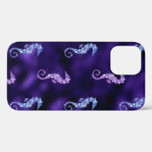 オーシャングラマーカラフルシーホース柄 Case-Mate iPhoneケース (裏面 (横))