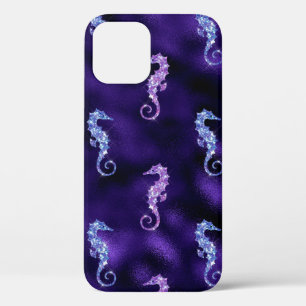 オーシャングラマーカラフルシーホース柄 iPhone 12ケース