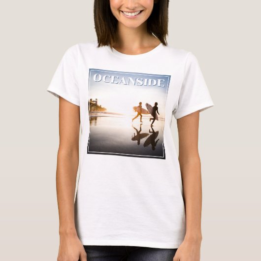 オーシャンサイドビーチ Tシャツ (正面)