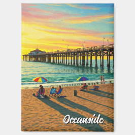 オーシャンサイドピアカリフォルニアトラベル マグネット