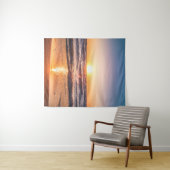 オーシャンサンセットトロピカルホリデー タペストリー (インサイチュ(横))