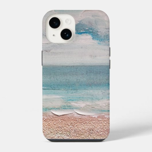 オーシャンサンドテクスチャ iPhoneケース (裏面)