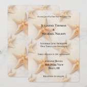 オーシャンスターゼフィアビーチウェディング 招待状 (正面/裏面)