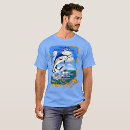 オーシャンスポーツフィッシングチャーター ボートビジネスをカスタマイズ Tシャツ
