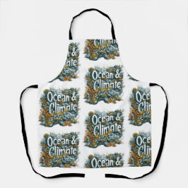 オーシャンズの日 – 海と気候文字とサンゴ エプロン