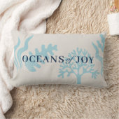 オーシャンズオブジョイビーチハウス装飾用クッション ランバークッション (ブランケット)
