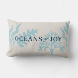 オーシャンズオブジョイビーチハウス装飾用クッション ランバークッション