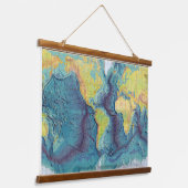 オーシャンズマップウォール 吊り下げ型タペストリー (傾斜あり)