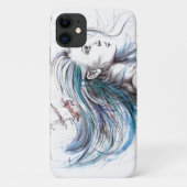 オーシャンズ航海のガール超リアルウォーターのカラーアート Case-Mate iPhoneケース (裏面)