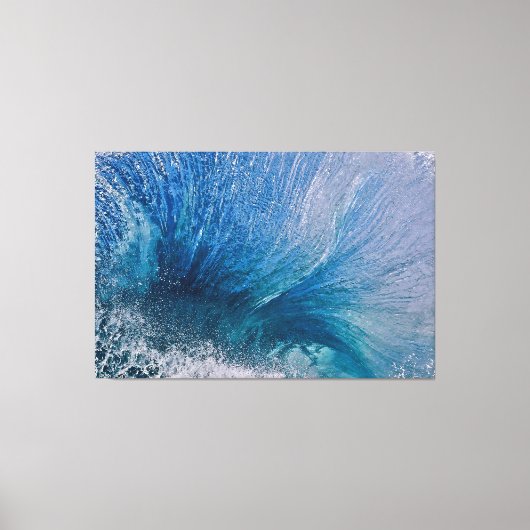 オーシャンダンス 🌊 海の動き キャンバスプリント (正面)