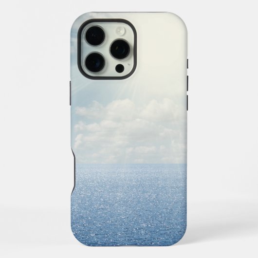 オーシャンネイチャーランドスケープ iPhoneケース (裏面)
