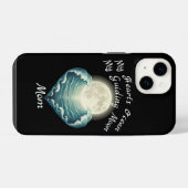オーシャンハートの導きの月 母 iPhoneケース (裏面横)