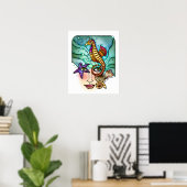 オーシャンビジョンズシーアート16x20ポスター ポスター (ホームオフィス)