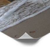 オーシャンビューの下のピア写真 ポスター (角)