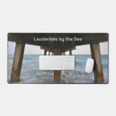 オーシャンビューアンダーザピアフォト デスクマット (キーボード&マウス)