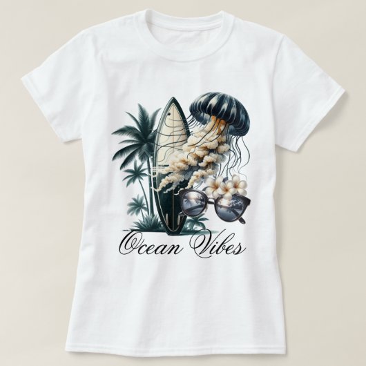 オーシャンビューズ Tシャツ (デザイン正面)