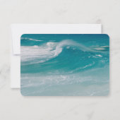 オーシャンビーチウェディングの出欠確認 招待状 (裏面)