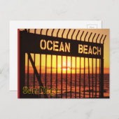 オーシャンビーチ ポストカード (正面/裏面)