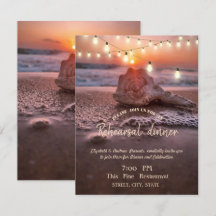 オーシャンビーチ、ライトシーシェルリハーサルディナー