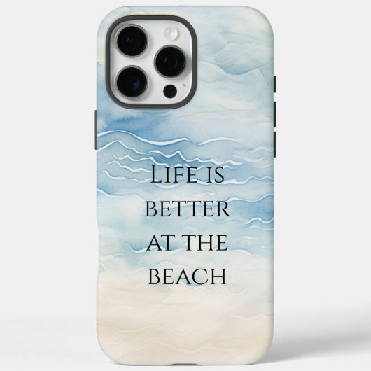 オーシャンビーチ 海岸 Case-Mate iPhoneケース (裏面)