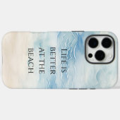 オーシャンビーチ 海岸 Case-Mate iPhoneケース (裏面 (横))