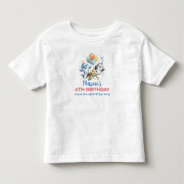 オーシャンフレンズの誕生日Tシャツ トドラーTシャツ