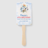 オーシャンフレンズ誕生日扇子セット ハンドファン (裏面)