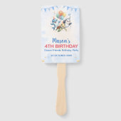 オーシャンフレンズ誕生日扇子セット ハンドファン (正面)