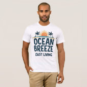 オーシャンブリーズのスローライフ Tシャツ (正面フル)