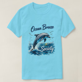 オーシャンブリーズソサエティ ドルフィンティー Tシャツ