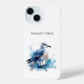 オーシャンブリーズ:水彩カモメ Case-Mate iPhoneケース (裏面)