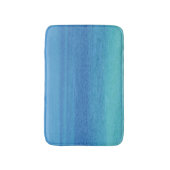 オーシャンブルーのバス・マット バスマット (正面縦)