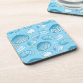 オーシャンブルーパターン コースター (左側)