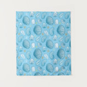 オーシャンブルーパターン タペストリー (正面)