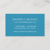 オーシャンブルーパターン 名刺 (裏面)