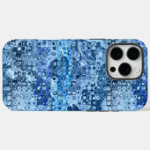 オーシャンブルー抽象水パターン Case-Mate iPhoneケース (裏面 (横))