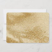 オーシャンブルー ゴールド アゲート あなたにブライズメイドをお願いする招待状 招待状 (裏面)