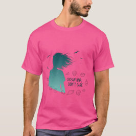 オーシャンヘアは気にしない Tシャツ