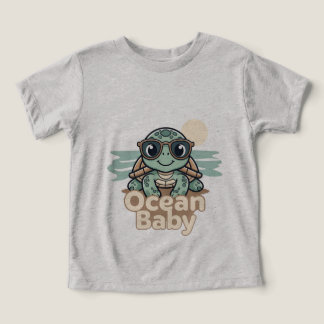 オーシャンベイビーの夏用ベビーボディスーツ