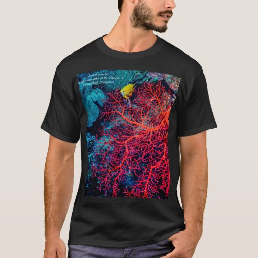 オーシャンメモリー / サンゴ礁の風景 Tシャツ (正面)