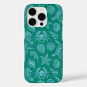 オーシャンライフパターン - シーエステティック Case-Mate iPhoneケース (裏面)