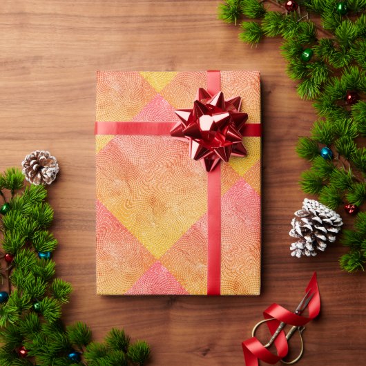 オーシャンリズム ウォーム ラッピングペーパー (クリスマスギフト)