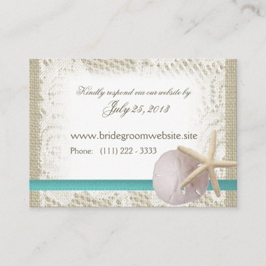 オーシャンロマンス 小さな挿入カード エンクロージャーカード (正面)