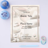 オーシャン シーシェル イベント フライヤー (シングル)