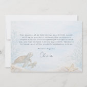 オーシャン シー ユー スーン ベイビー シャワー サンキューカード (裏面)