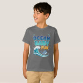 オーシャン ベイビー 楽しい Tシャツ (正面フル)
