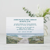 オーシャン・ボードウォーク結婚発表のお祝い 招待状 (スタンド正面)