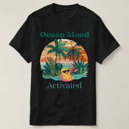 オーシャン ムード アクティベイティッド Tシャツ - 夏のビーチの雰囲気