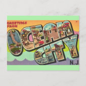 オーションシティ ニュージャージー州 ご挨拶 ポストカード (正面)