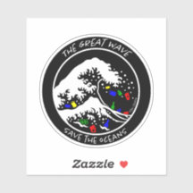 「オーシ救ェン」ノートパソコンステッカー(黒)